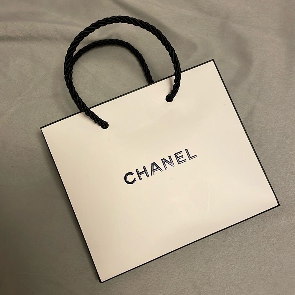 Authentic Chanel tiny shopping bag